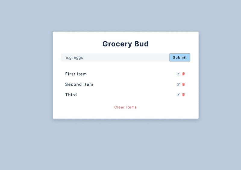 Grocery-bud